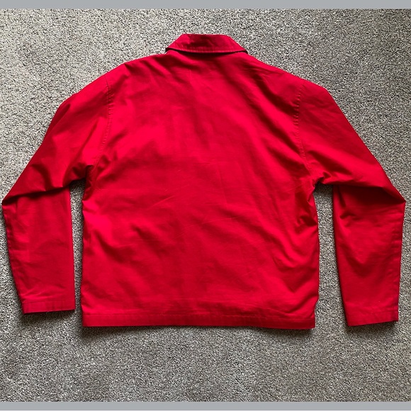 🎉LANSKY BROS Speedway Jacket, Men’s Size Med, Red/White - Picture 9 of 11